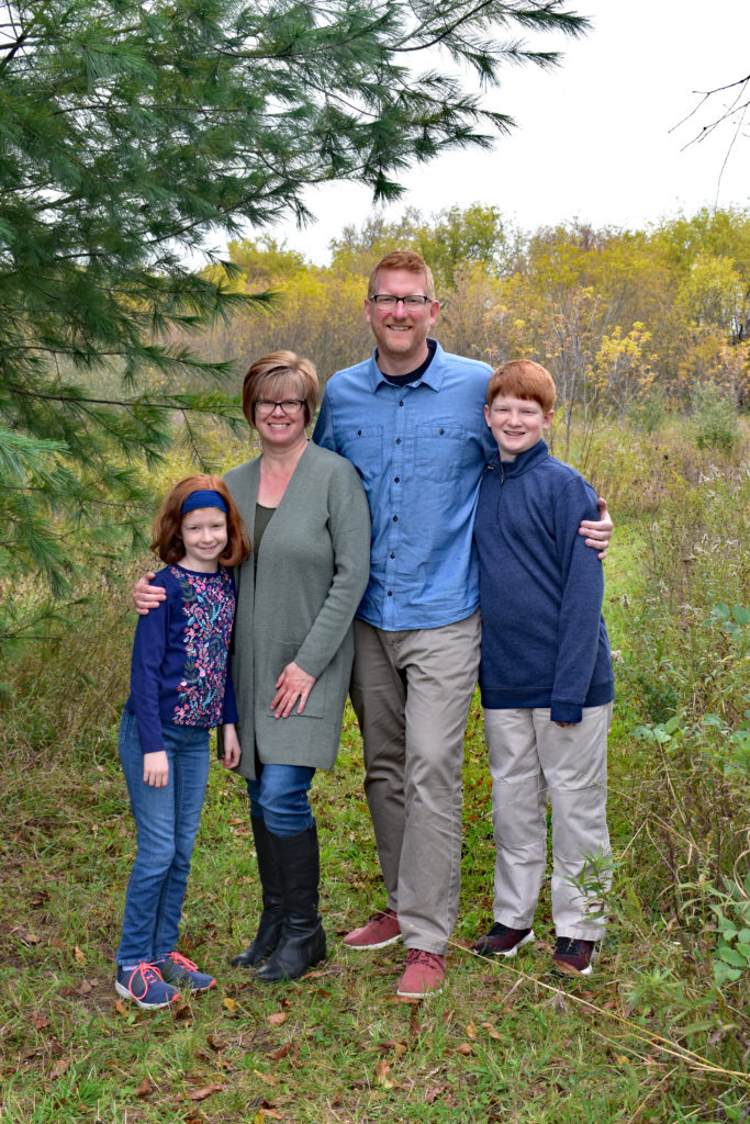 Portrait of Chad Allen's family